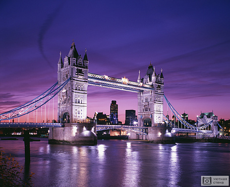 Фотообои Ночной Лондон и Тауэрский мост