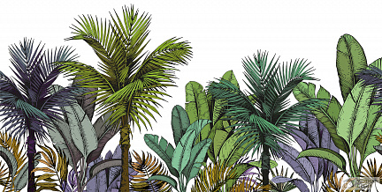 Графичные пальмы