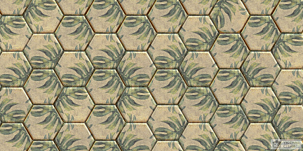 Мозаика с листьями