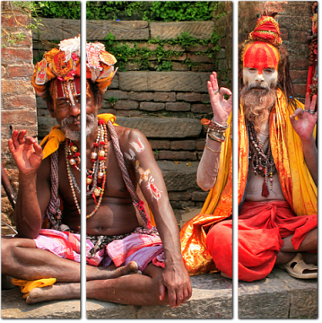 Индийские монахи