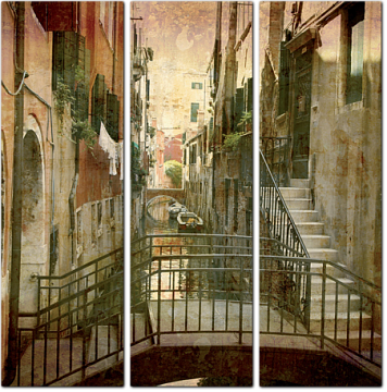 Ретро изображение Итальянской улочки
