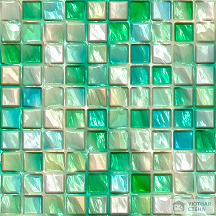 Мозаика зелёных оттенков