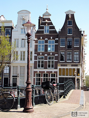 Фотообои Архитектура домов в Амстердаме
