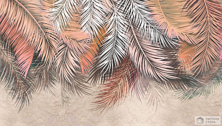 Сногсшибательные пушистые листья пальмы