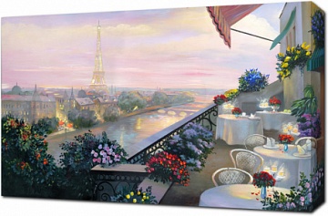 Романтичный вечер на террасе ресторана