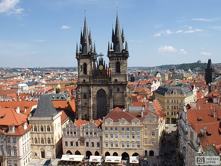 Фотообои Старый город Прага. Чехия