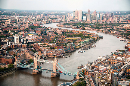 Фотообои Река Темза с высоты