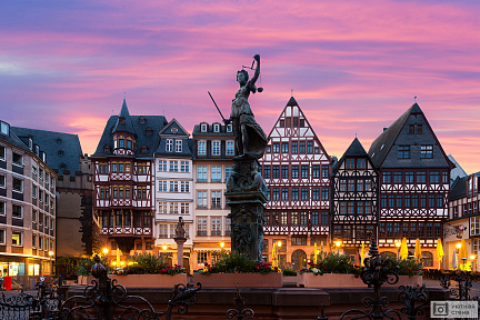 Фотообои Архитектура старого города во Франкфурте