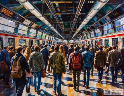 Метро в час пик