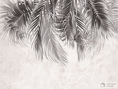 Графичные пальмовые листья