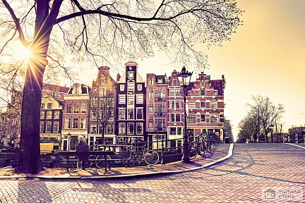 Фотообои Амстердам в солнечный день