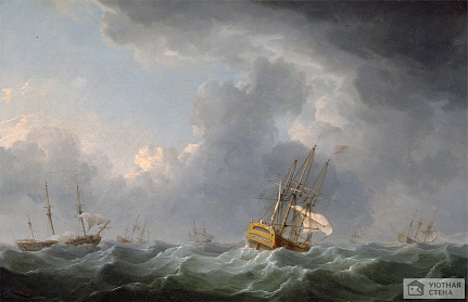 Корабли в штормовом море
