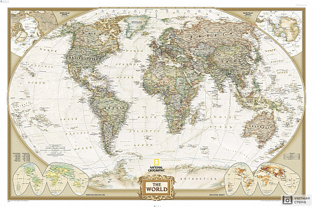 Политическая карта мира на английском