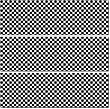 Оптическая иллюзия с контрастными точками