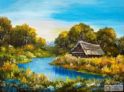 Речка в деревне