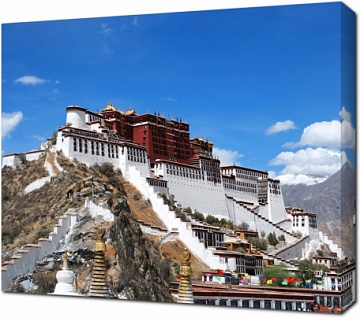 Дворец потала в Тибете