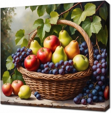 Корзина с фруктами