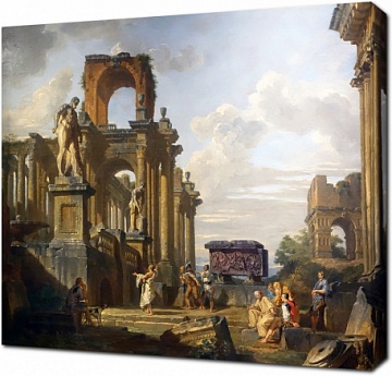 Джованни Антонио Каналь — Вид на арку Константина