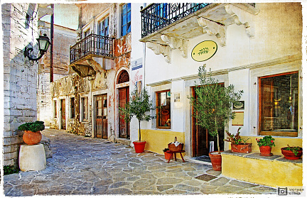 Фотообои Старые улицы Греции