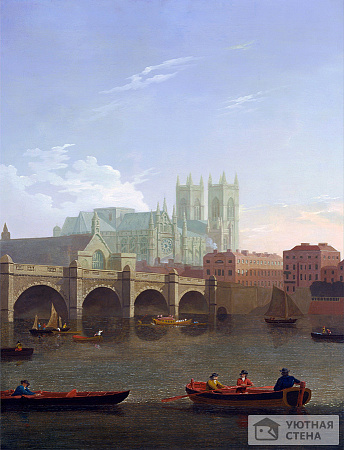 Джозеф Фарингтон — Вестминстерское аббатство и мост 