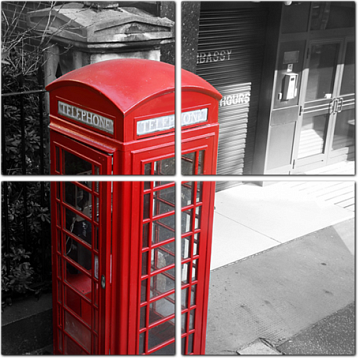 Знаменитая телефонная будка Лондона