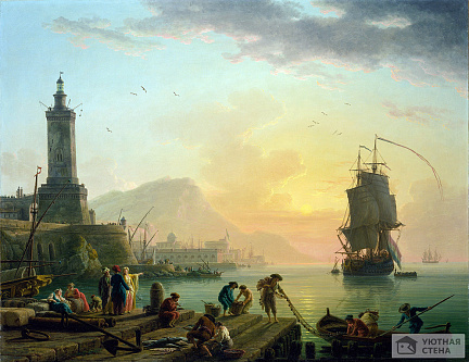 Клод Жозеф Верне — Спокойствие в средиземноморском порту