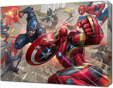 Капитан Америка против Железного человека