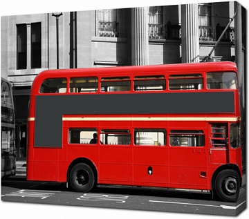Красный автобус в Лондоне