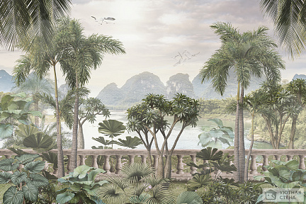 Дикий тропический сад