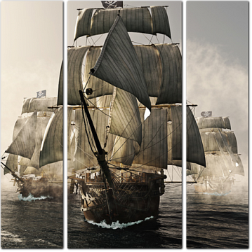 Корабли пиратов