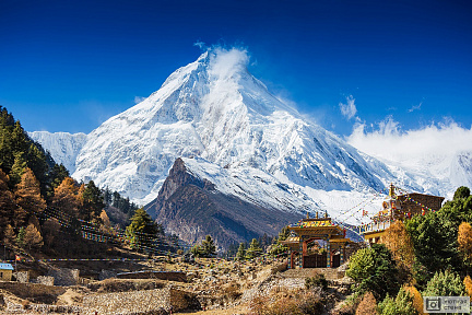 Фотообои Гималаи горный пейзаж