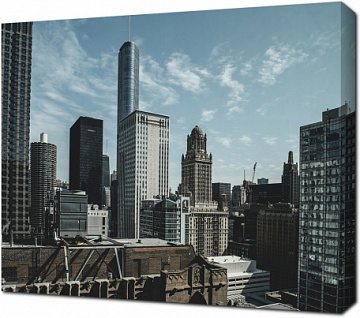 Виды на небоскребы Чикаго