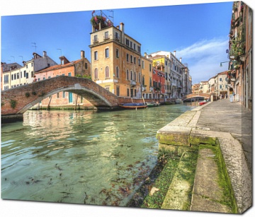 Водный канал Венеции. Италия