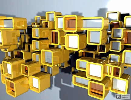 Геометрические 3D кубы