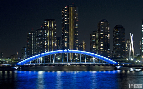 Фотообои Мост Эитаи в Токио. Япония