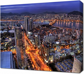 Вечерний Сеул. Южная Корея