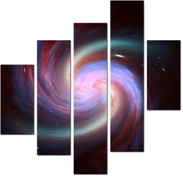 Захватывающая спиральная галактика