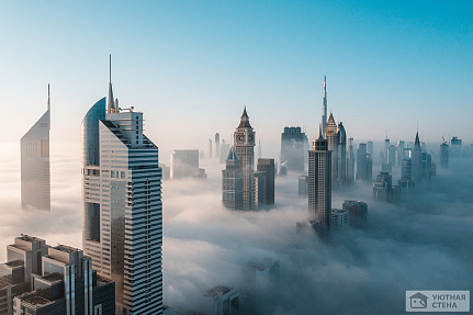 Фотообои Дубай в тумане