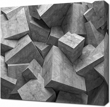 Бетонные 3D кубы