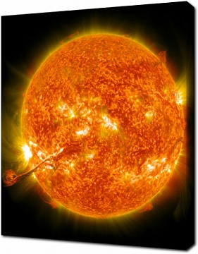 Натуральный вид Солнца
