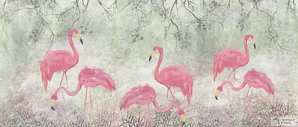 Фламинго в тумане
