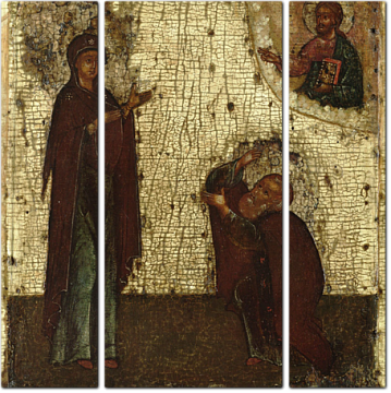 Явление Богородицы св. Сергию Радонежскому, ок.1600