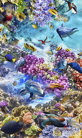 3D пол Морские красоты