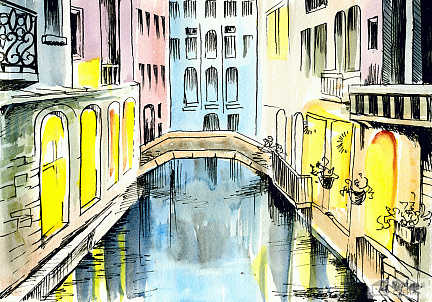 Акварельная Венеция