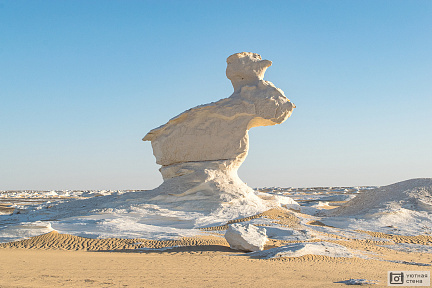 Скульптуры белой пустыни в Египте