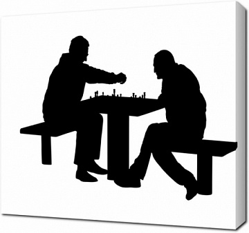 Силуэты шахматистов