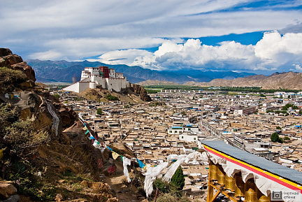 Фотообои Город Шигадзе. Тибет