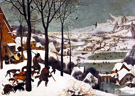 Питер Брейгель — Охотники на снегу