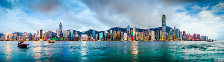 Фотообои Панорама Гонконга. Китай