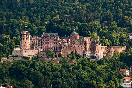 Руины замка Баден-Вюртемберга